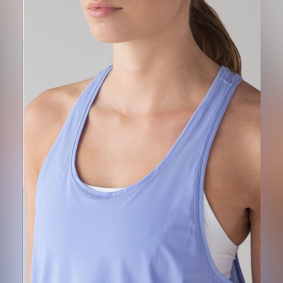 Lululemon Two With One Singlet - Hydrangea Blue - Picture 5 of 6